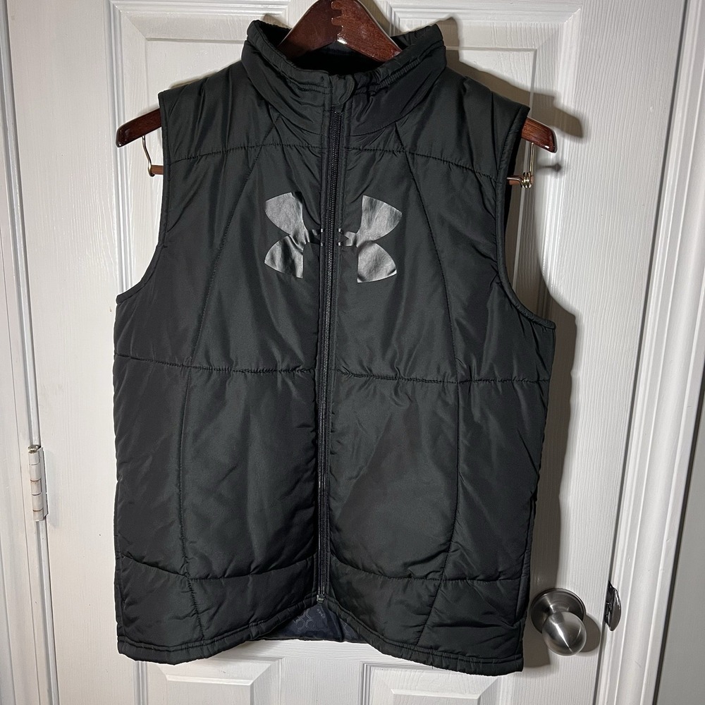Under Armour ColdGear Black Puffer Vest Youth XL